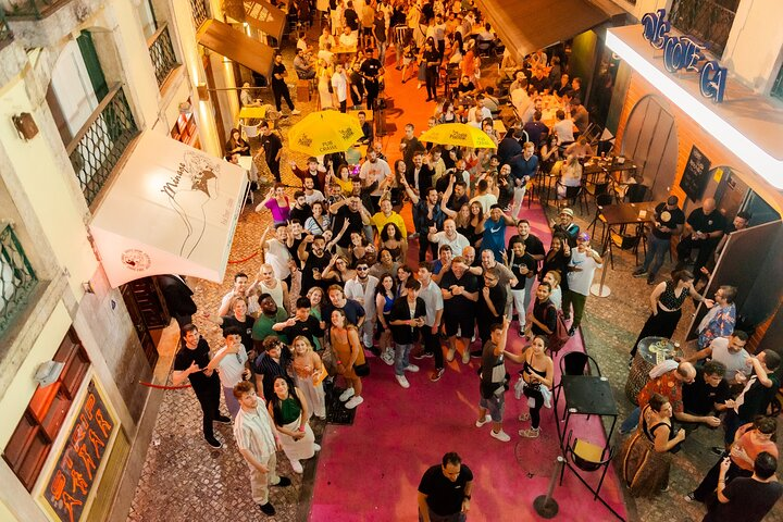 Experience Lisbon's nightlife on Pink Street where music fills the air and unforgettable memories await. Join fellow travelers for a fun-filled evening of drinks and dancing.