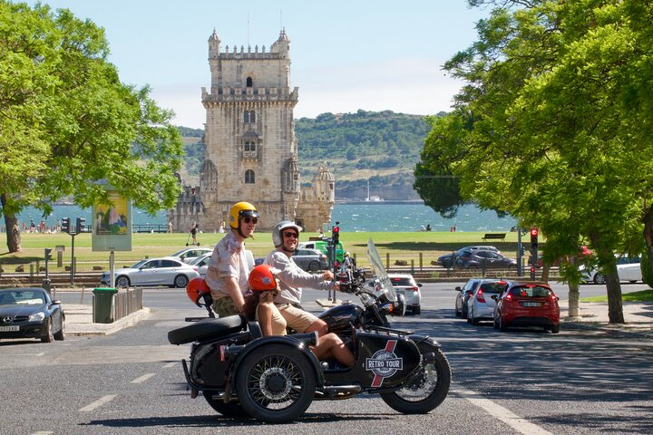 Lisbon and Belém by sidecar.