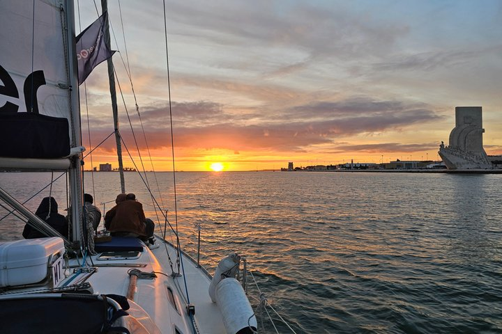 Lisbon: Views of Lisbon relaxing on a Sailboat-Sunset or Day Tour - Photo 1 of 8