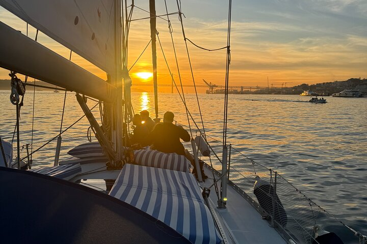 Sunset sailboat tour in Lisbon with green wine - Photo 1 of 10