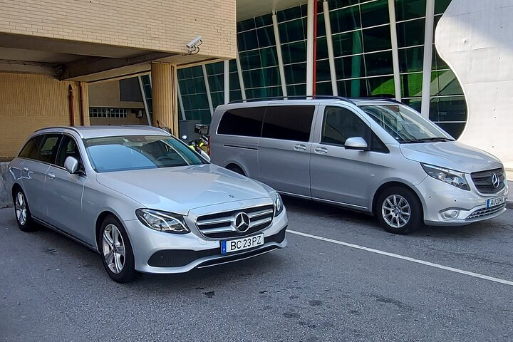 Mercedes E-Class - Mercedes Vito, 8 passengers