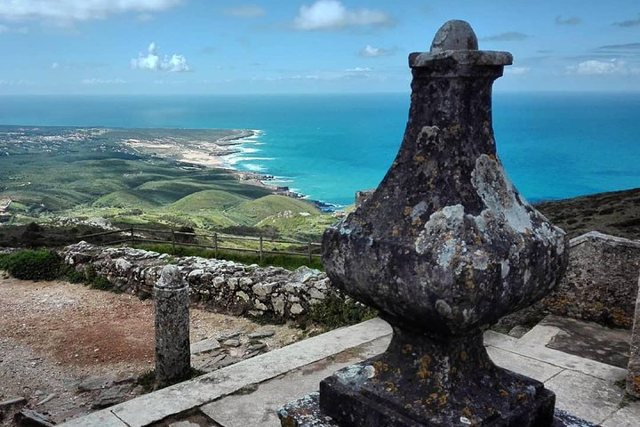 The Atlantic Ocean viewed from one of Sintra Mountains sanctuaries.