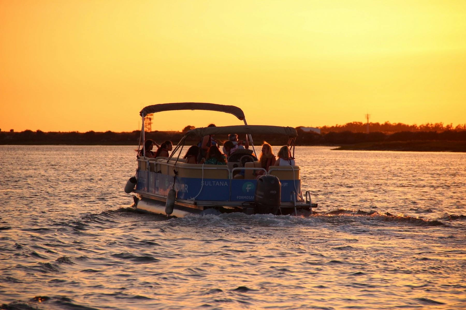 Ria Farmosa: Guided Sunset Boat Tour - Photo 1 of 11
