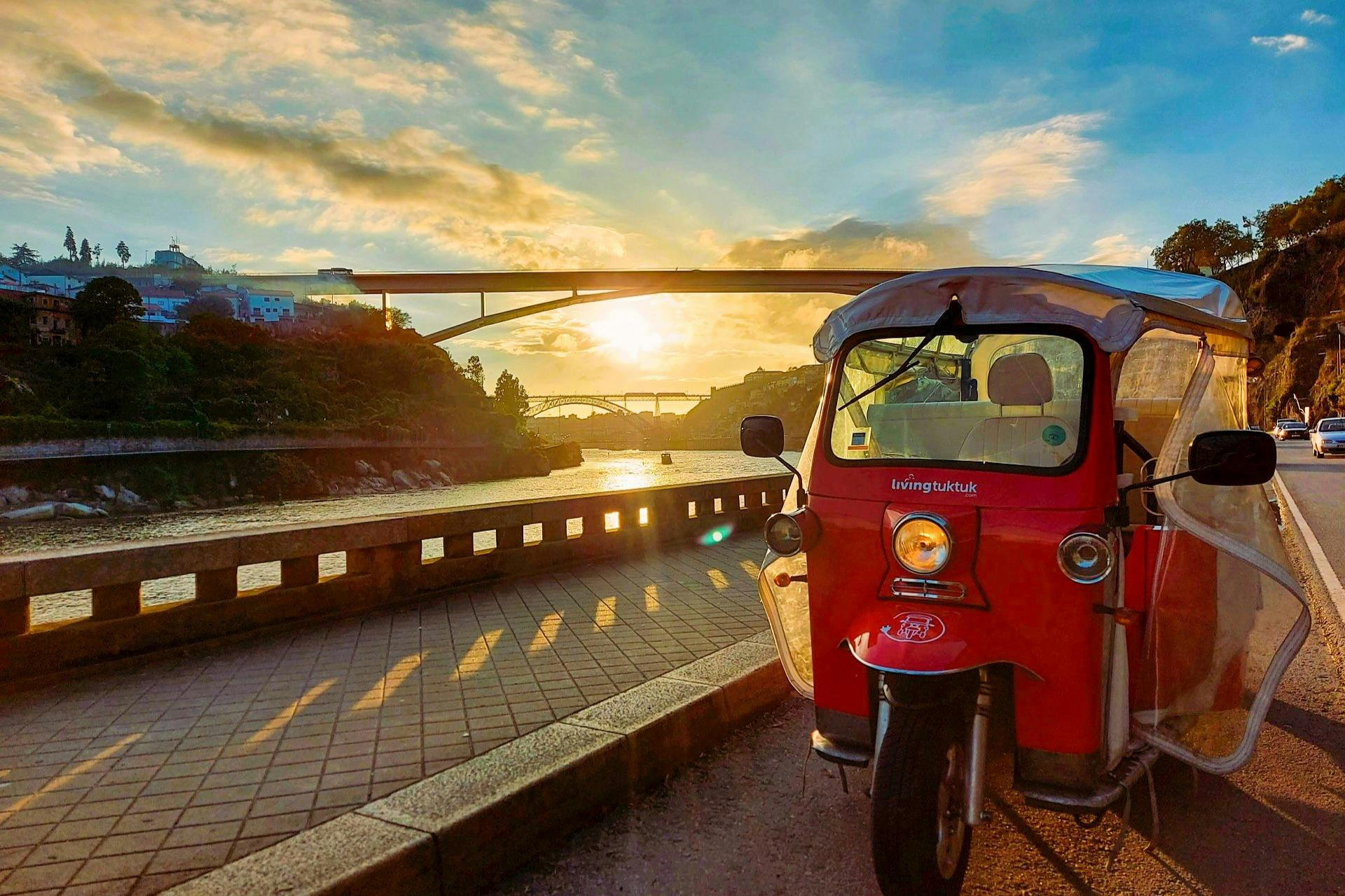 Porto: Guided Sunset Tuk Tuk Tour with Wine - Photo 1 of 10