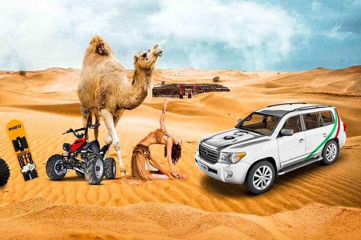 Half Day Desert Safari with Sand Boarding and Camel Ride  - Photo 1 of 8