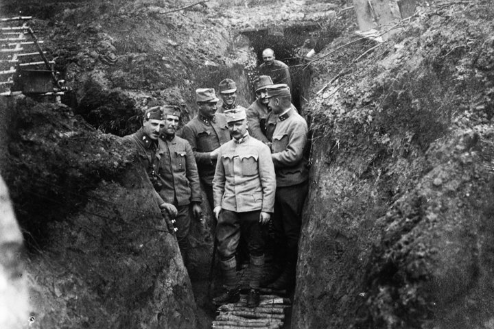 Trenches in the WW1