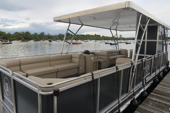 Luxury pontoon boat by CB&Co