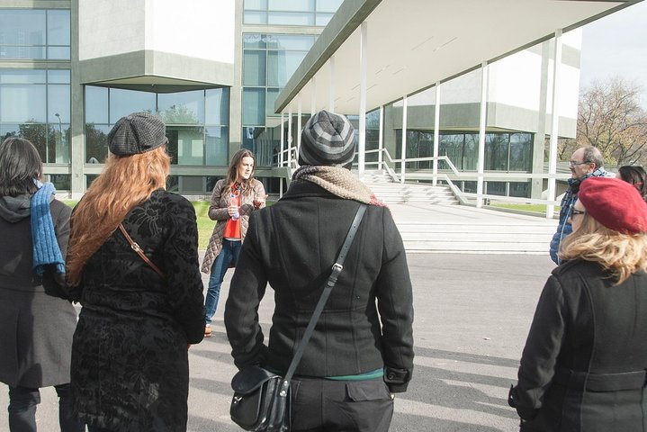 Start of the tour in front of Museum of Contemporary Art, built in 1965.