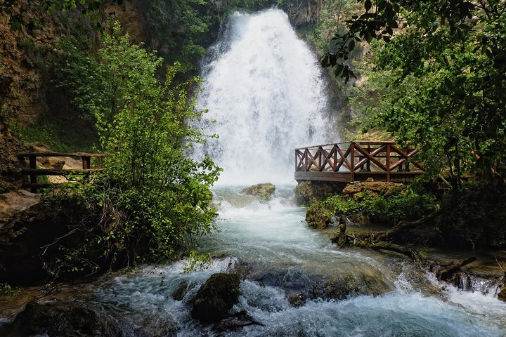 The waterfall