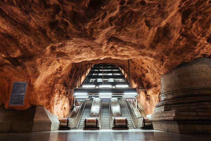 Discover the unique beauty of Stockholm’s underground where stunning rock formations meet modern design perfect for capturing unforgettable moments and experiencing the city's charm.
