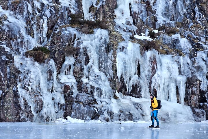 Nordic Ice Skating on a Frozen Lake in Stockholm - Photo 1 of 15
