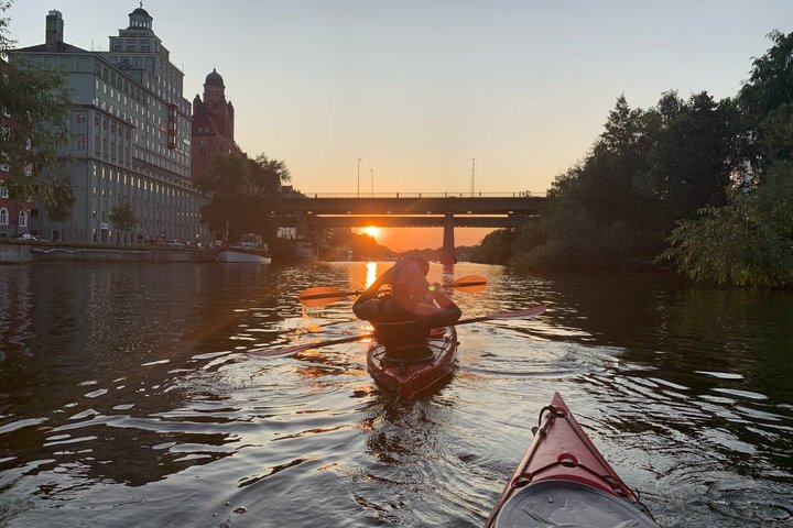 Sunset Kayak Tour in Central Stockholm and Swedish Fika - Photo 1 of 15