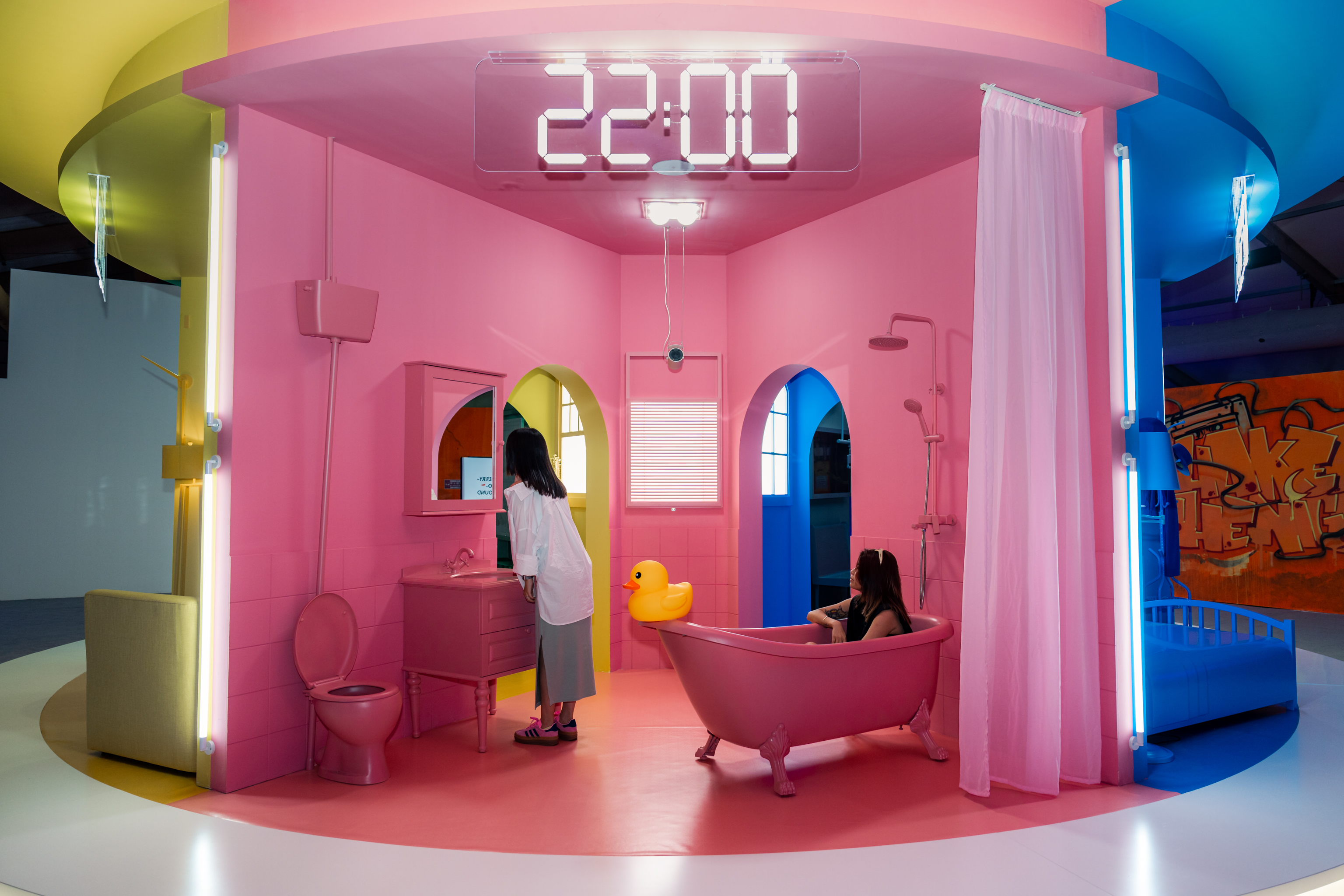 Step into a whimsical world of color and creativity where interactive installations spark joy and curiosity inviting guests to explore reflect and connect in unexpected ways.