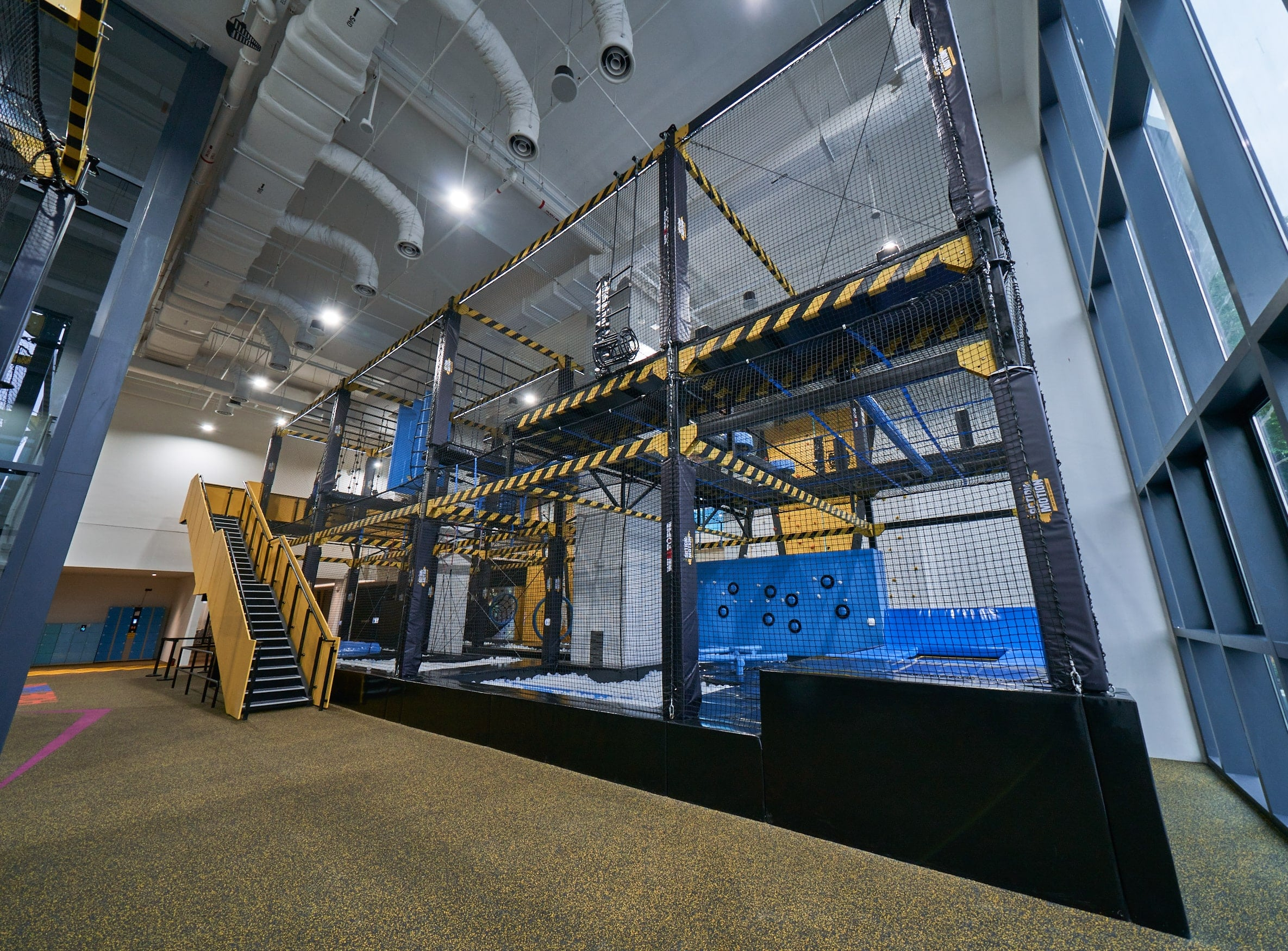 Experience the excitement of Action Motion at HomeTeamNS Bedok Reservoir where interactive gaming meets fitness. Challenge your skills across various zones ensuring a memorable adventure for all ages.