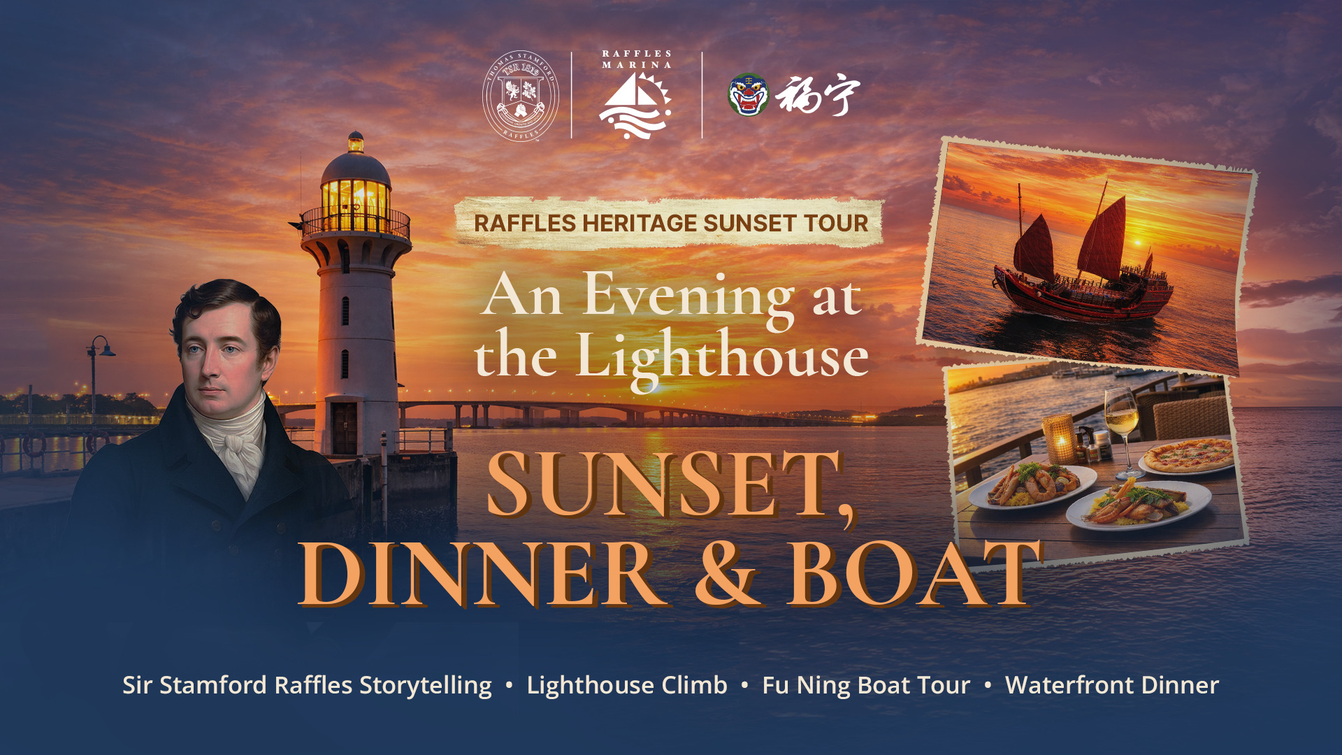 Raffles Heritage Sunset Tour: An Evening at the Lighthouse - Photo 1 of 5