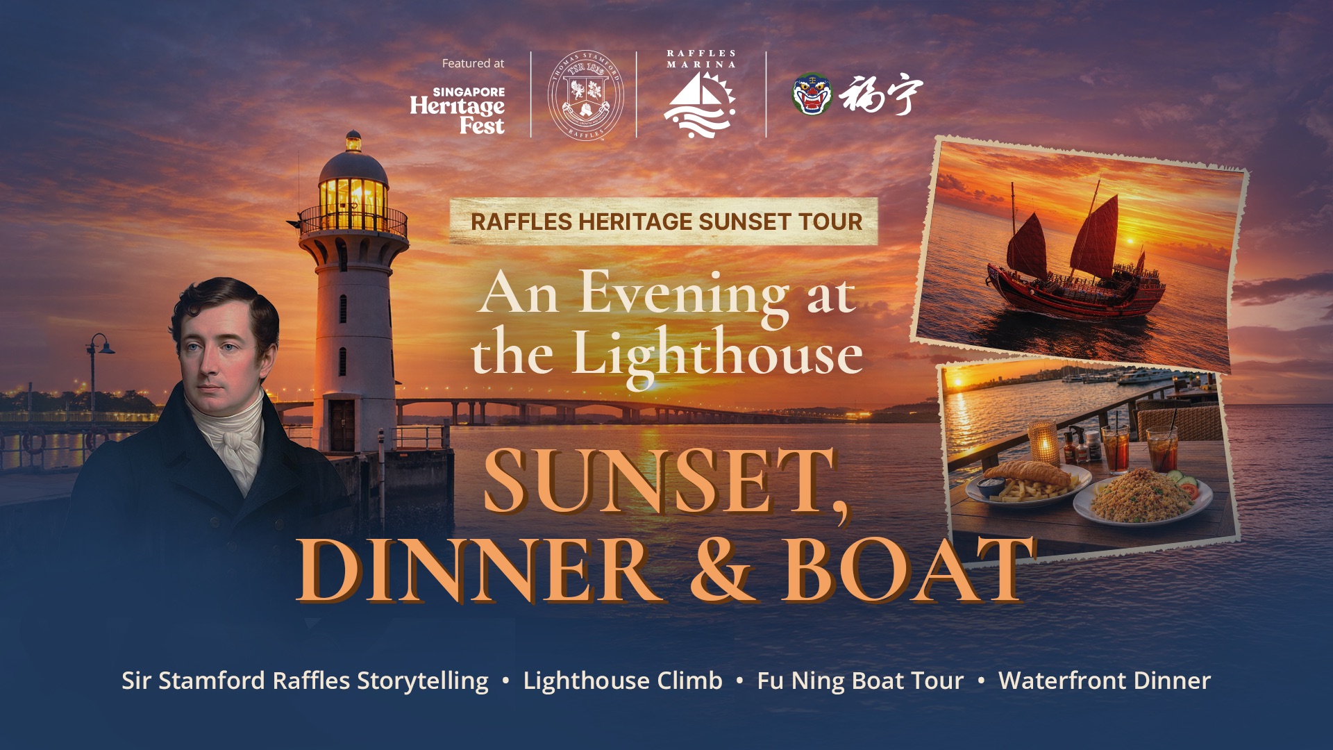 Raffles Heritage Sunset Tour: An Evening at the Lighthouse - Photo 1 of 5