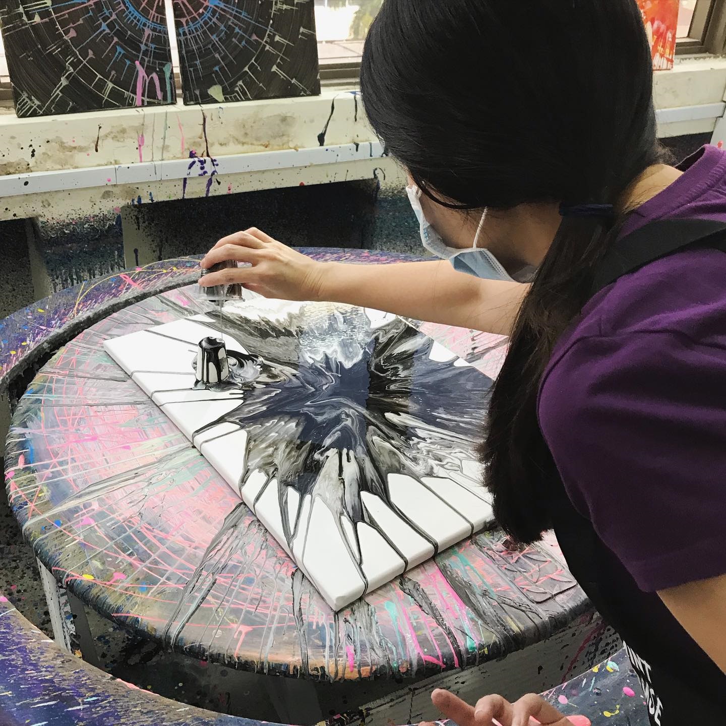 Unleash your imagination at Spin Paint House where all ages spin their way to unique art pieces creating memorable moments while enjoying the joy of expression and creativity.