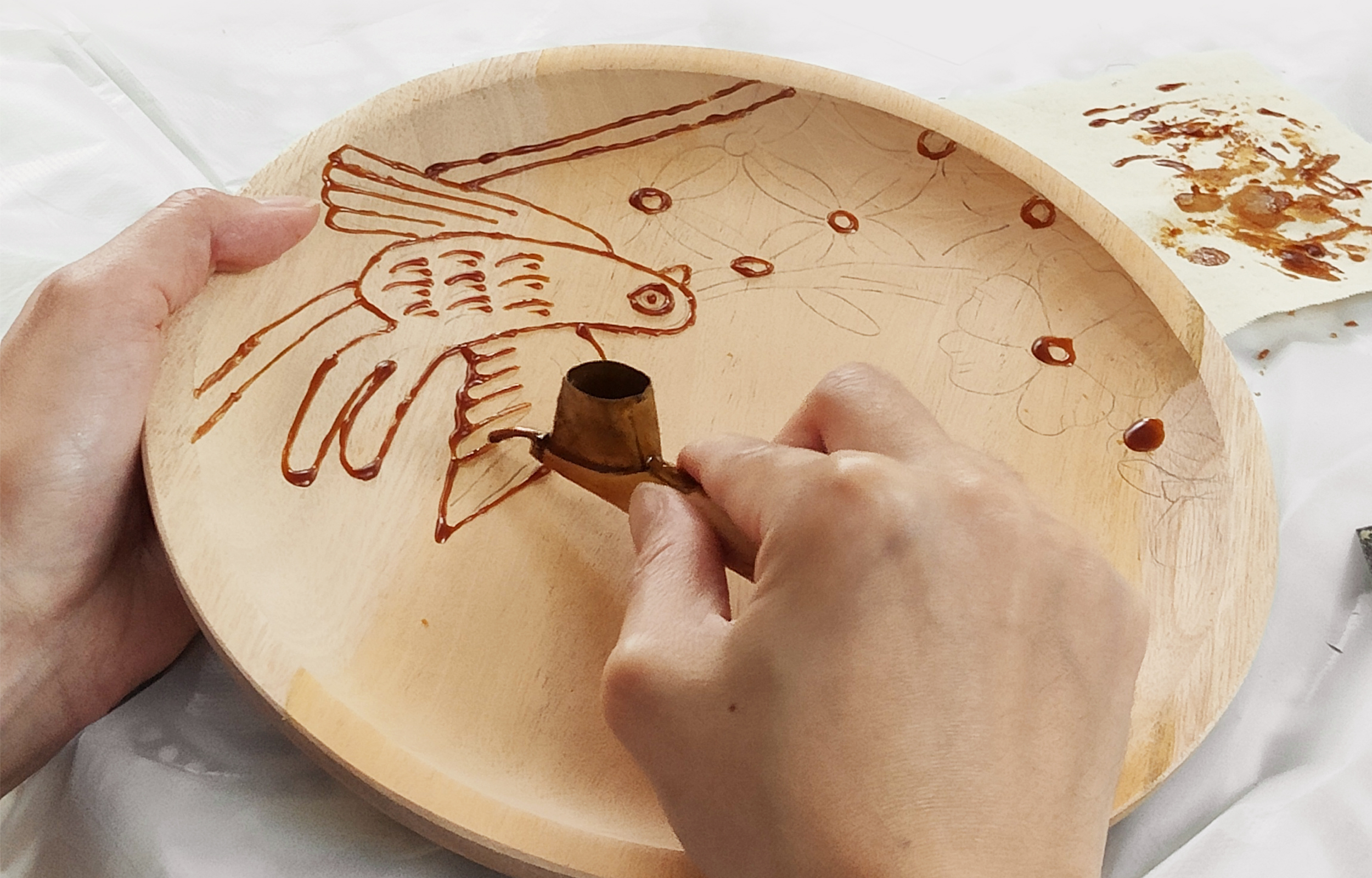 Batik Making on Woodenware - Photo 1 of 7