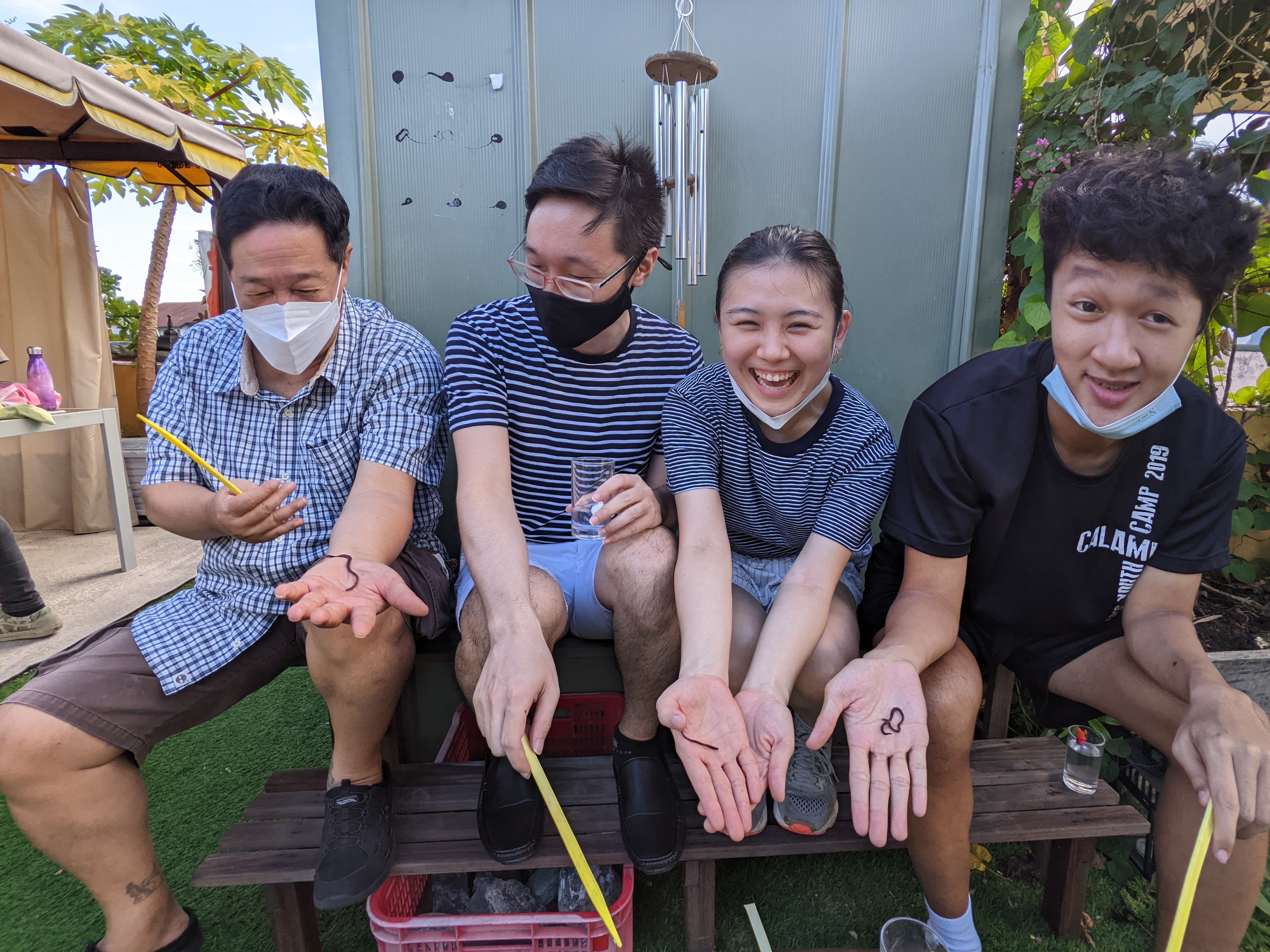 Experience the joy of connecting with nature as you interact with bees ants and earthworms creating lasting memories on a unique rooftop farm in Singapore. Fun for families awaits!