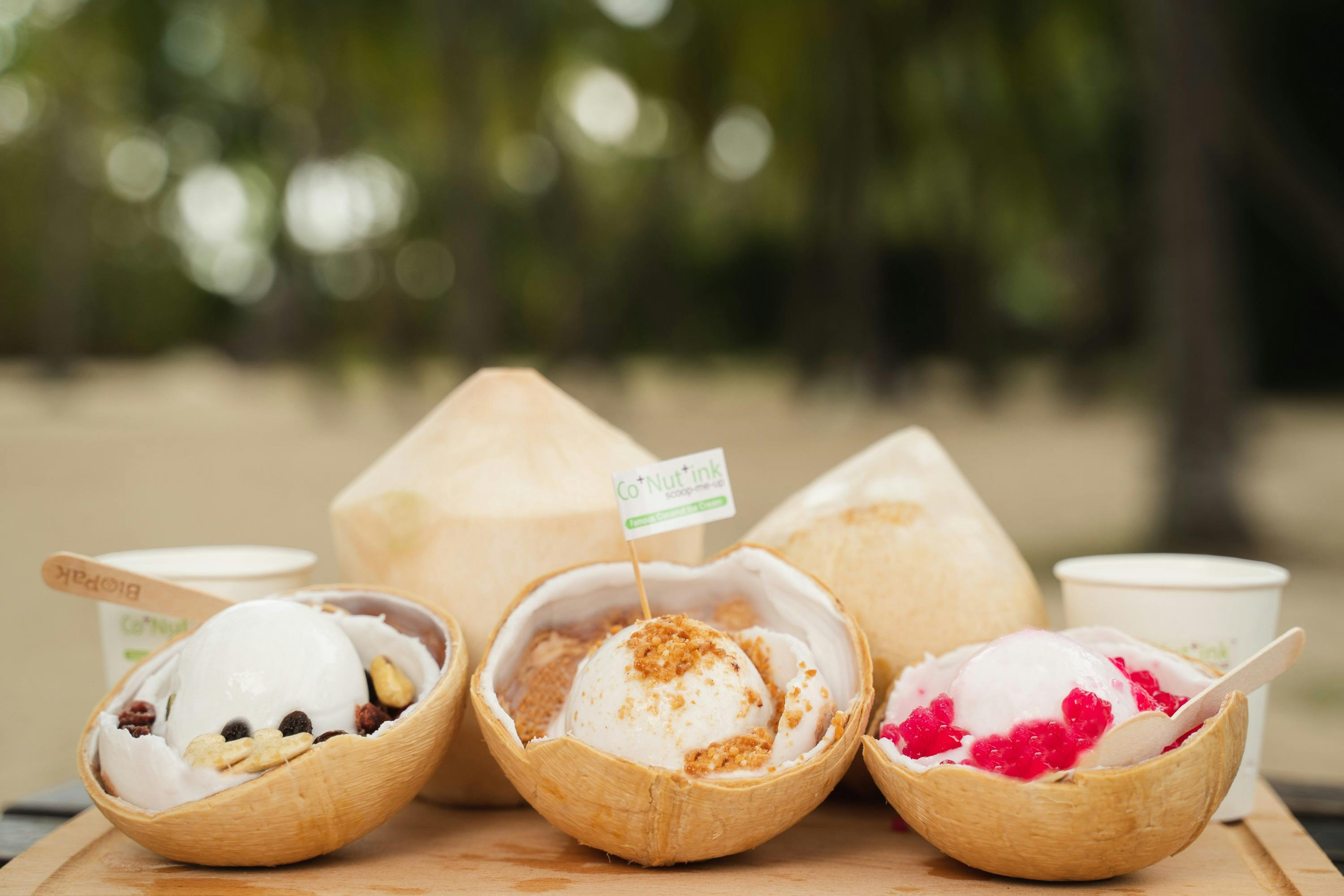 Co+Nut+Ink Singapore: Fresh Coconut Water with Coconut Flesh at Sentosa, Esplanade & Gardens by the Bay - Photo 1 of 7