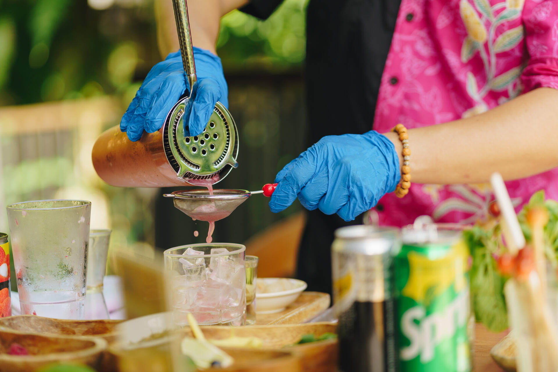 Explore the art of crafting non-alcoholic beverages using fresh herbs and spices at The Halia where you'll unleash your creativity in a lush setting perfect for aspiring mixologists.