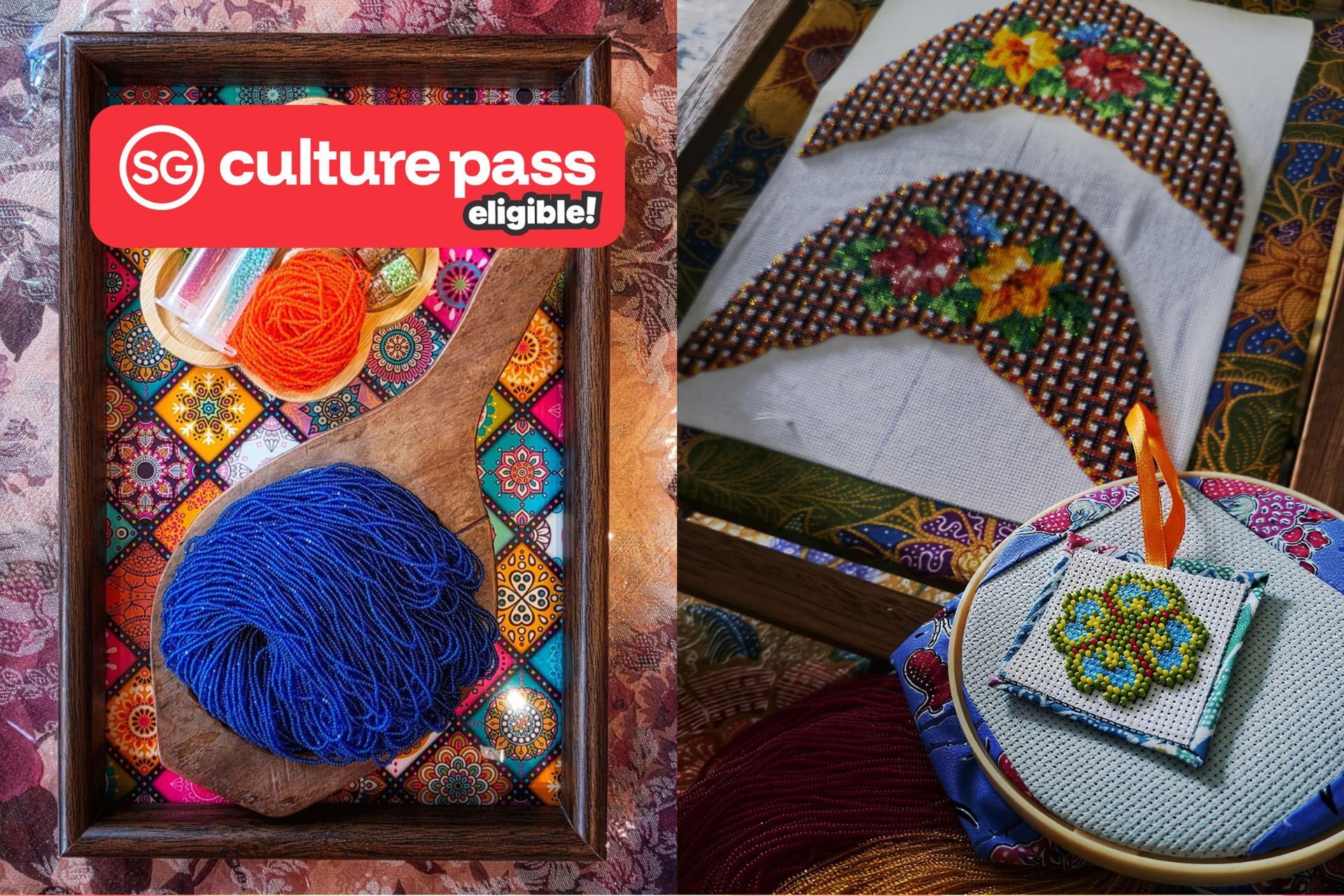 Hand-on Heritage: Peranakan Beading Experience in Singapore - Photo 1 of 4