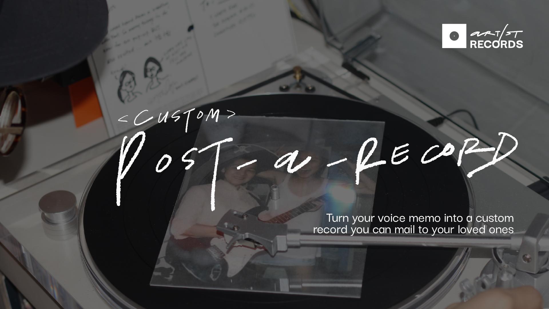 Post-a-Record: Custom Lathe-Cut Record Making Group Workshop - Photo 1 of 10