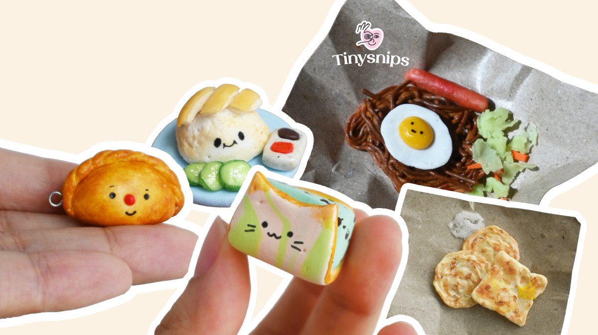 Singapore Food Miniature Clay Workshop Series (Ice Cream Bread, Curry Puff, Chicken Rice, Economic Noodles or Prata) - Photo 1 of 11