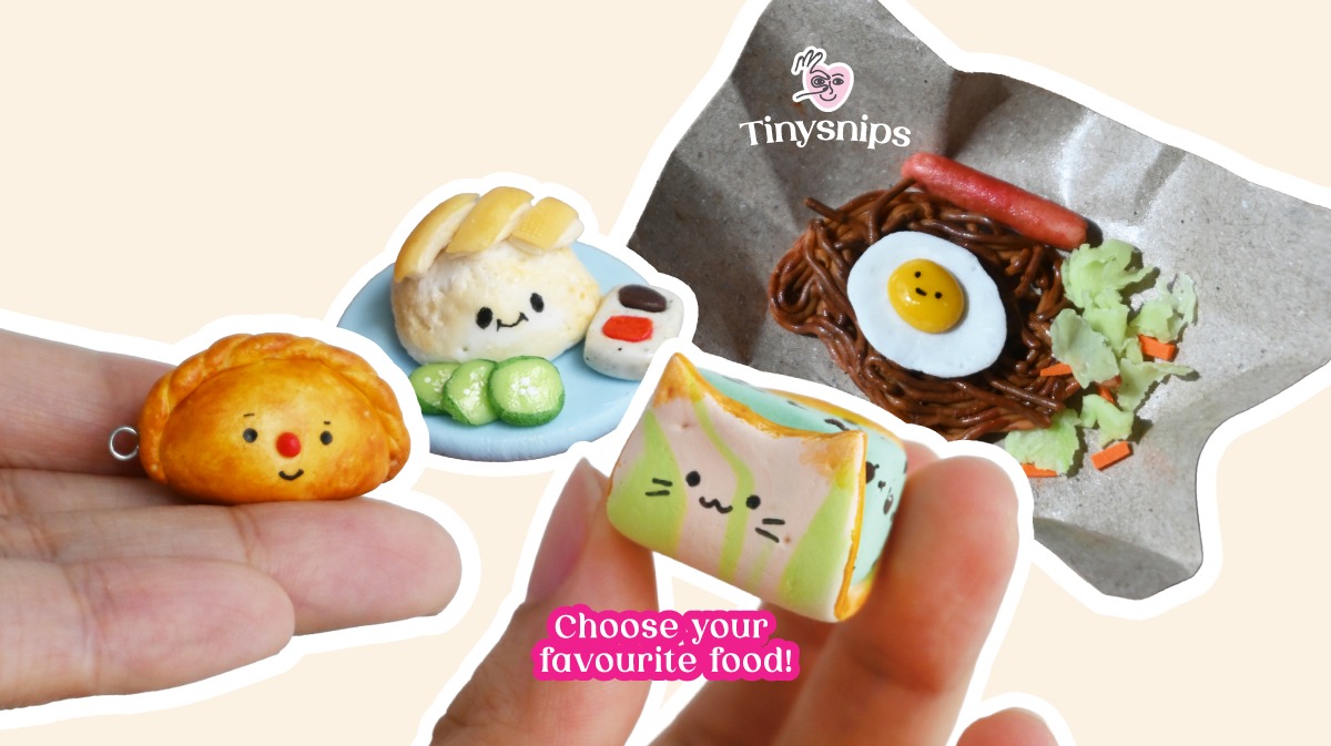 Singapore Food Miniature Clay Workshop Series (Ice Cream Bread, Curry Puff, Chicken Rice or Economic Noodles) - Photo 1 of 11