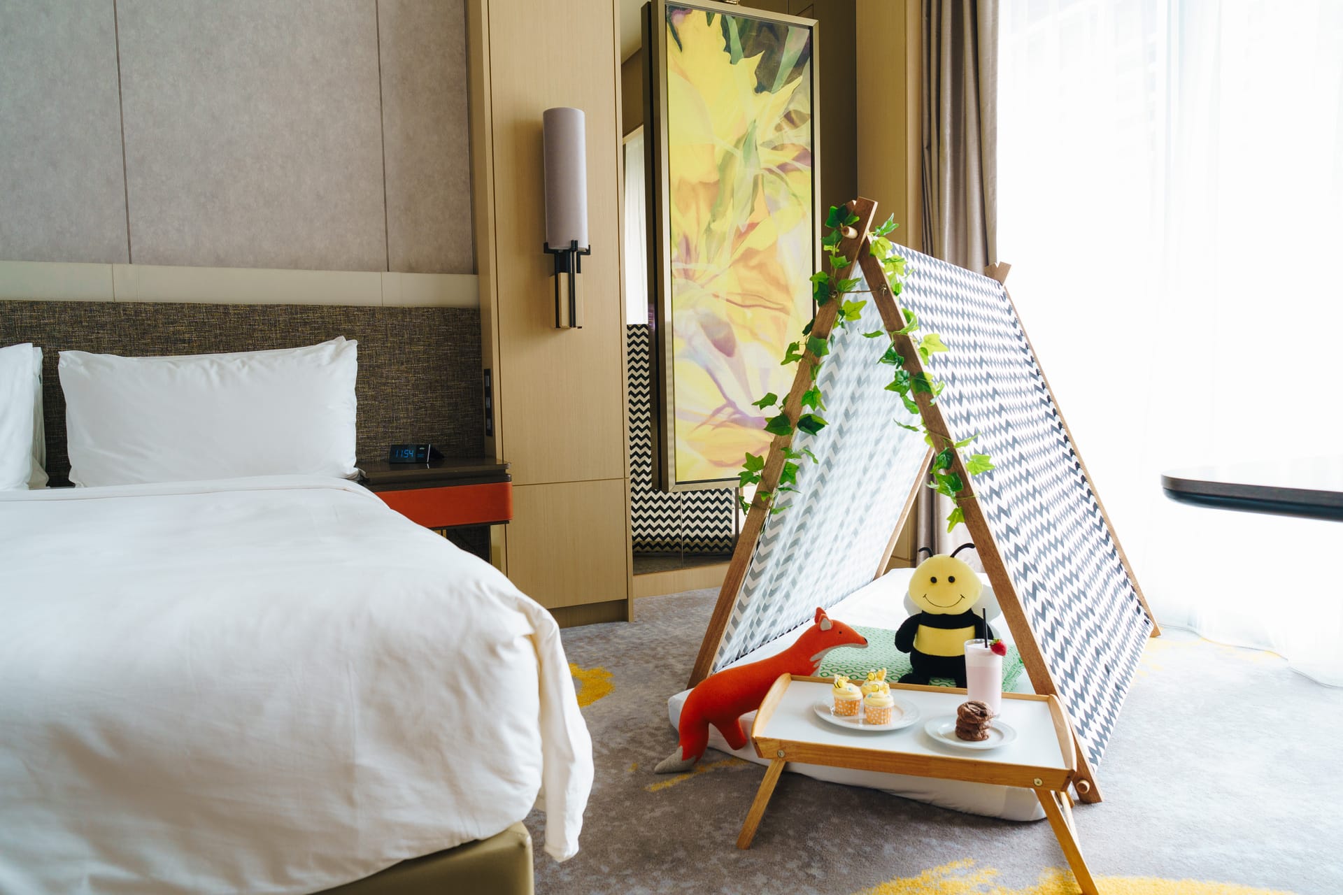 Experience cozy luxury with a tastefully designed room at Sofitel Singapore featuring charming decor and thoughtful amenities for an unforgettable escape in the city's heart.