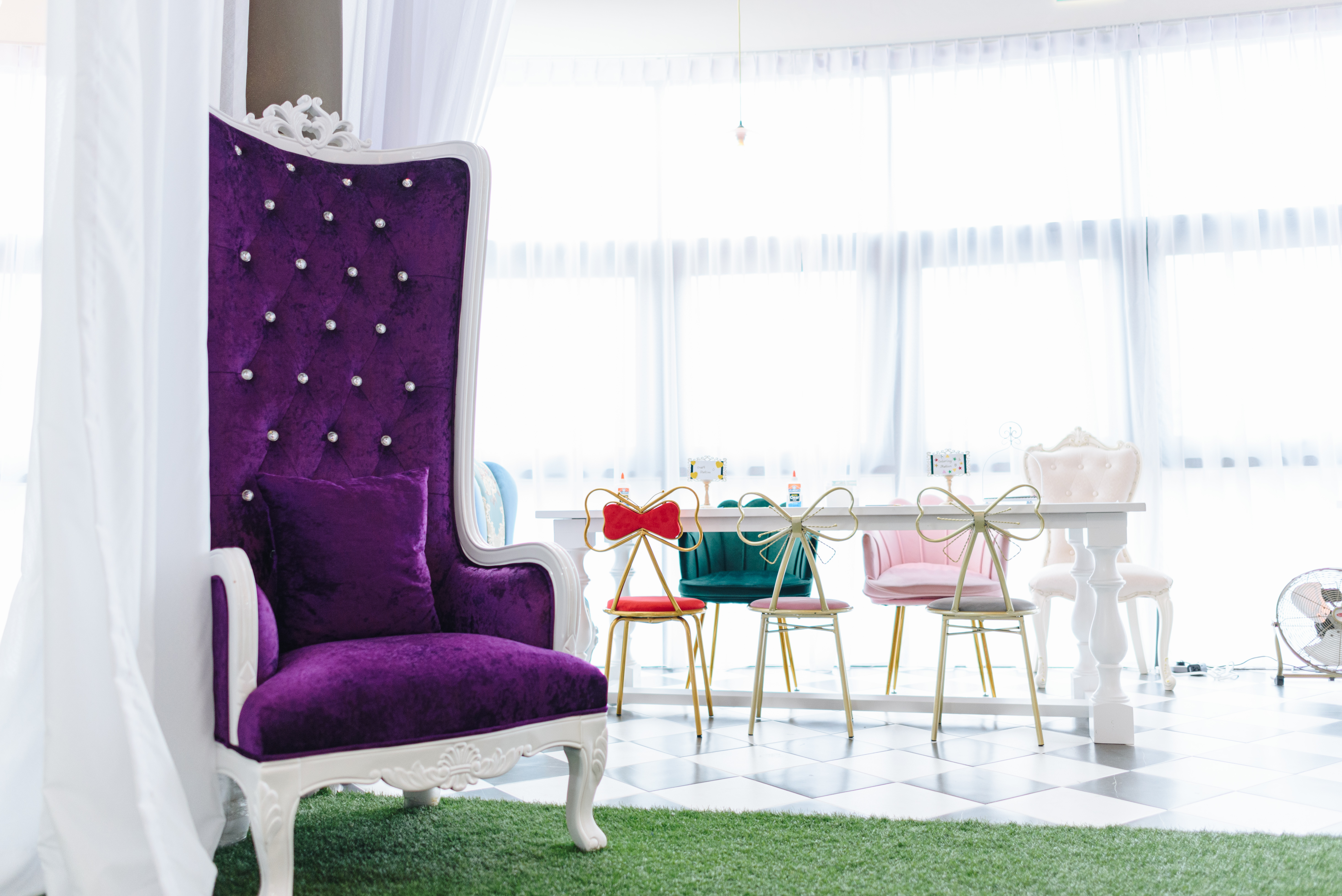 A whimsical fairytale setting awaits where children can dress up in magical costumes and explore imaginative play areas fostering creativity and social skills in a delightful indoor escape.