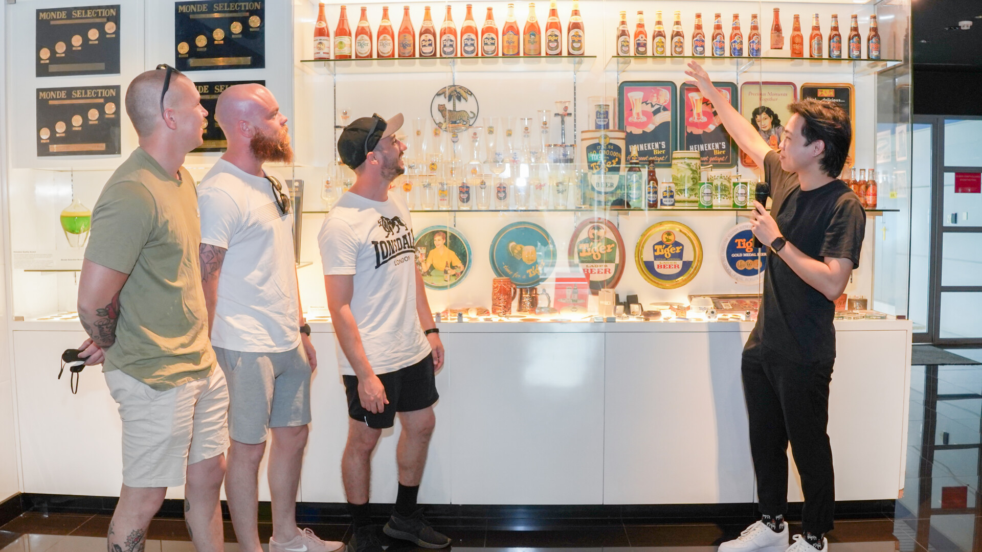 Discover the art of brewing at Tiger Brewery where expert guides unveil the secrets behind Singapore's beloved Tiger Beer culminating in a taste of freshly brewed delights.