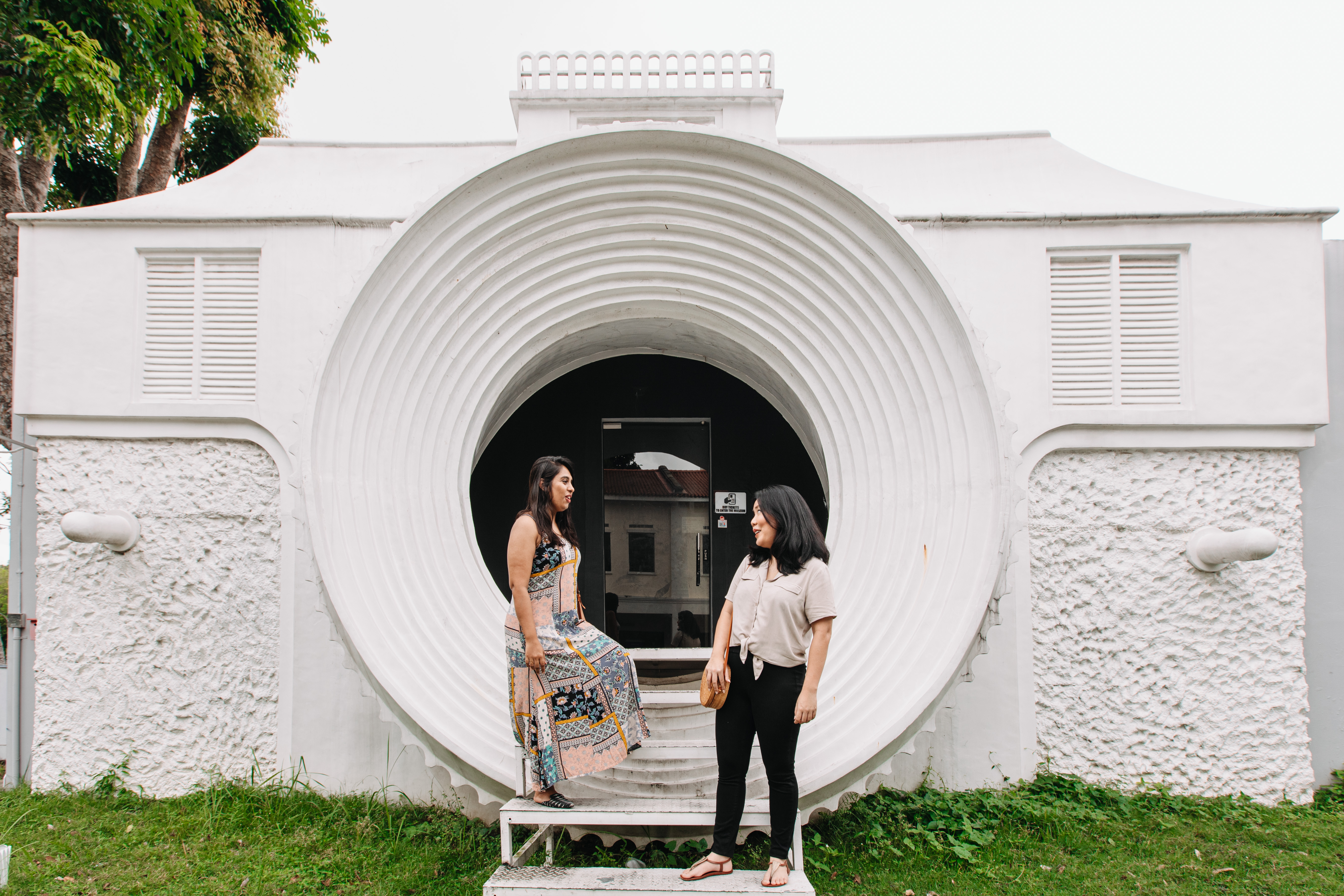 Step into a unique architectural wonder shaped like a camera where vintage charm meets photographic history. Explore over 1000 classic cameras and rare photographs in this delightful space.