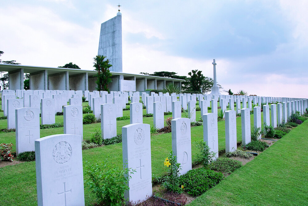 Explore poignant memorials that tell the story of a turbulent past where each gravestone stands as a testament to the resilience and suffering during Singapore's WWII era.