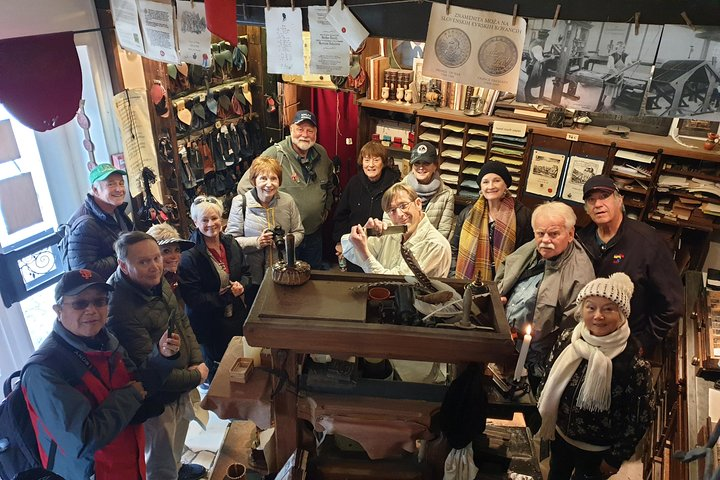Bled castle - printing room demonstration
