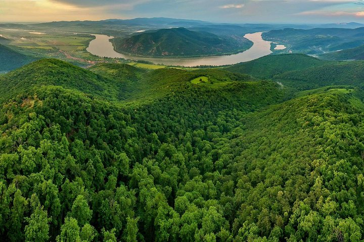 Bird's eye view of the Danube Bend