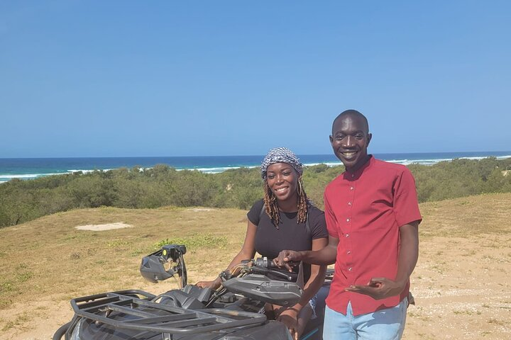 PInk lake with leticia