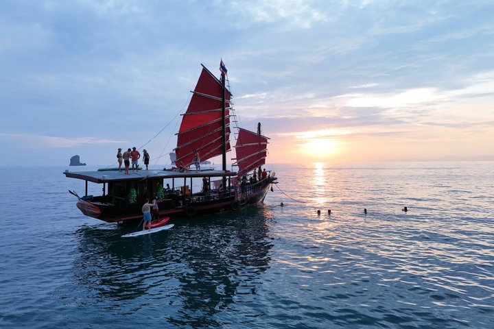 Krabi 4 Island Sunset Snorkeling Cruise + Bioluminescent Swim - Photo 1 of 25