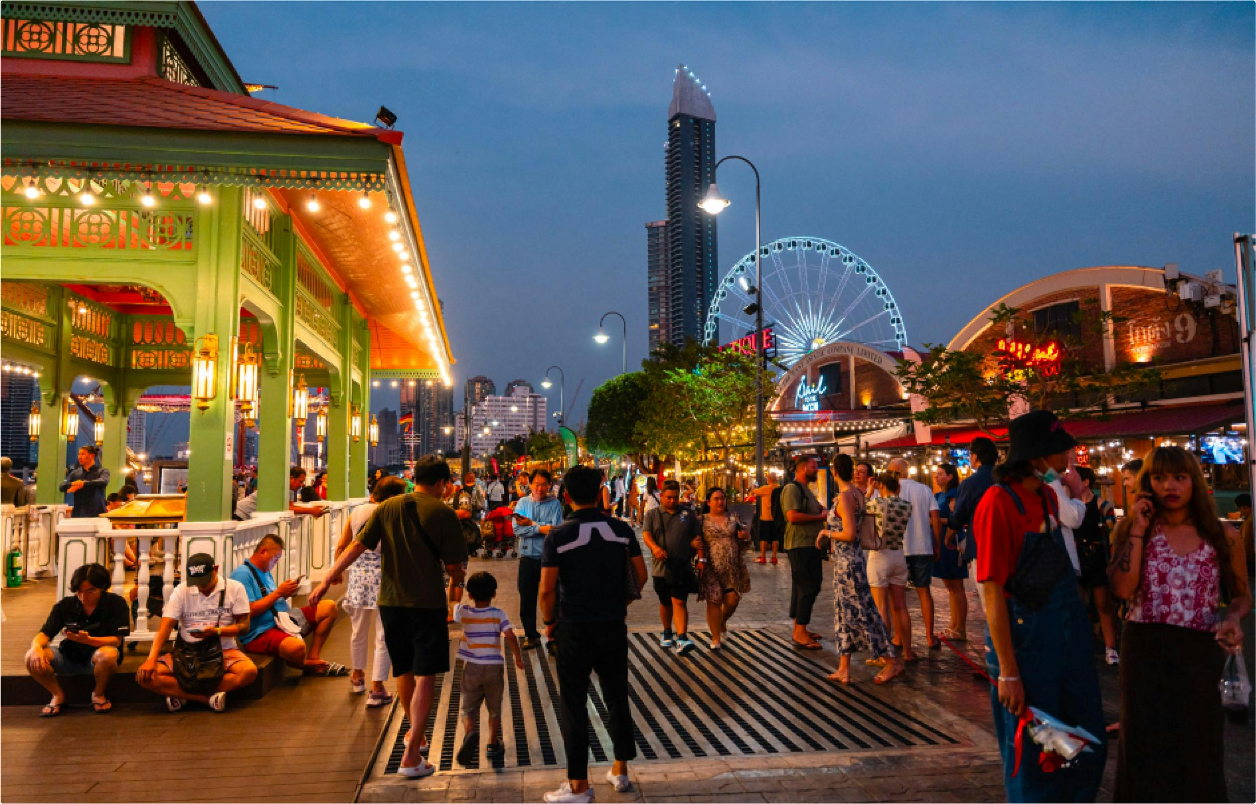 Asiatique Sky Ferris Wheel Bangkok: Admission Ticket - Photo 1 of 8