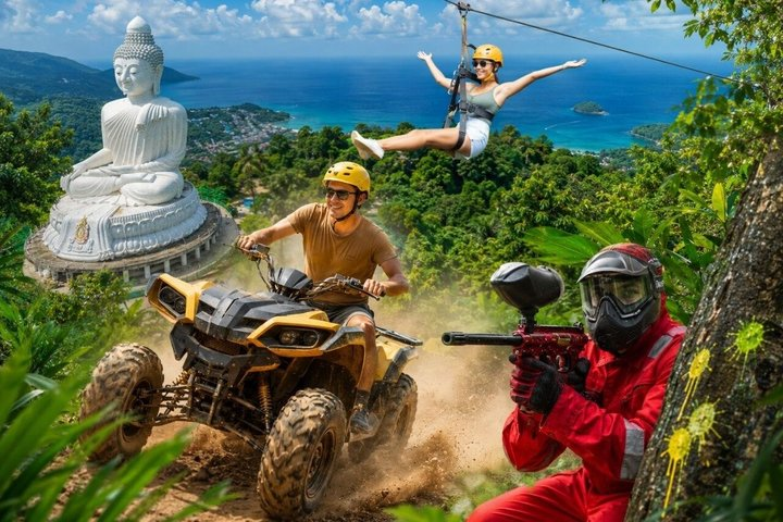 ATV Riding To The Big Buddha And Zipline In Phuket - Photo 1 of 25