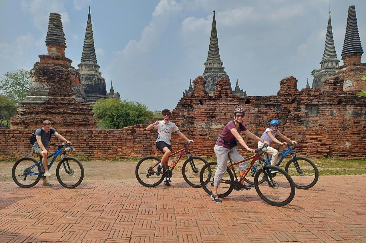 Ayutthaya: Guided Bike Tour with Lunch + Boat Crossing - Photo 1 of 8