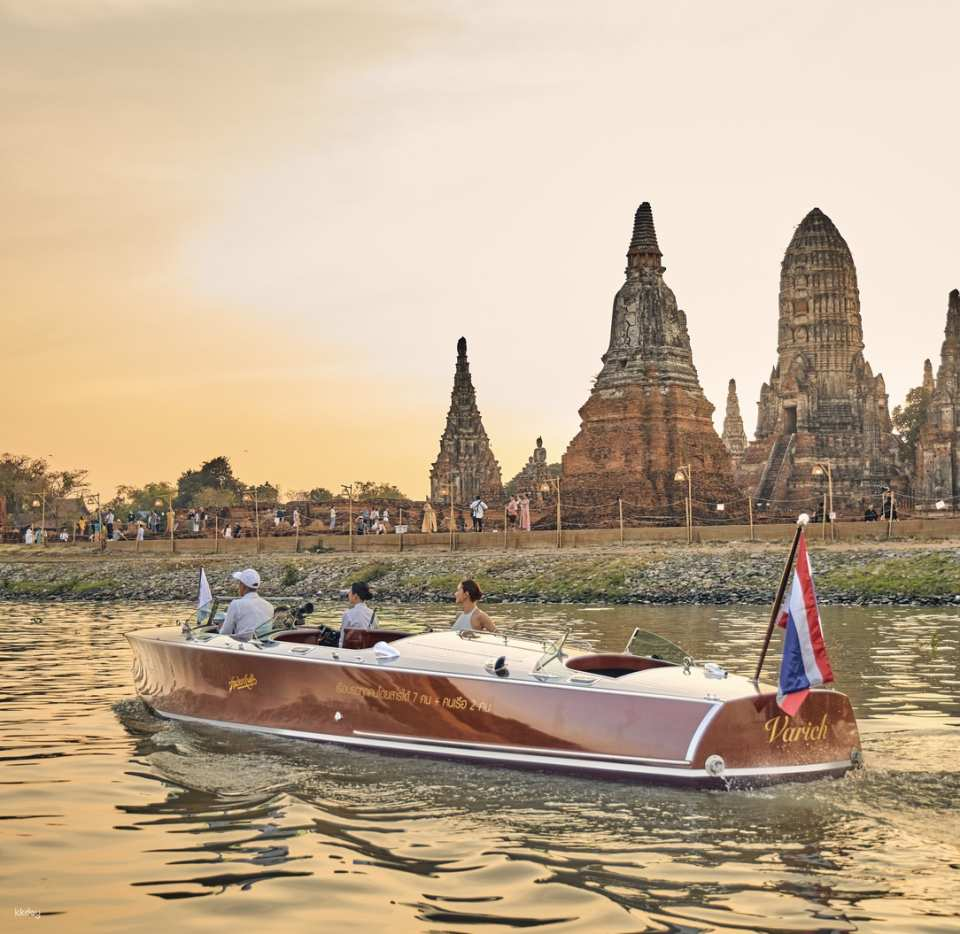 Ayutthaya Luxury Hacker Craft Boat Cruise Temple Sightseeing  | Thailand - Photo 1 of 6