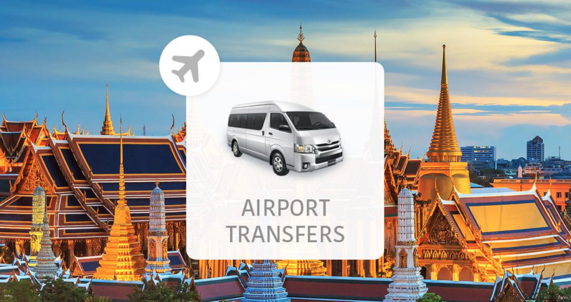 Experience smooth travel between Bangkok's airports and the city enjoying comfortable rides and stunning views of iconic temples along the way. Perfect for every traveler's needs.