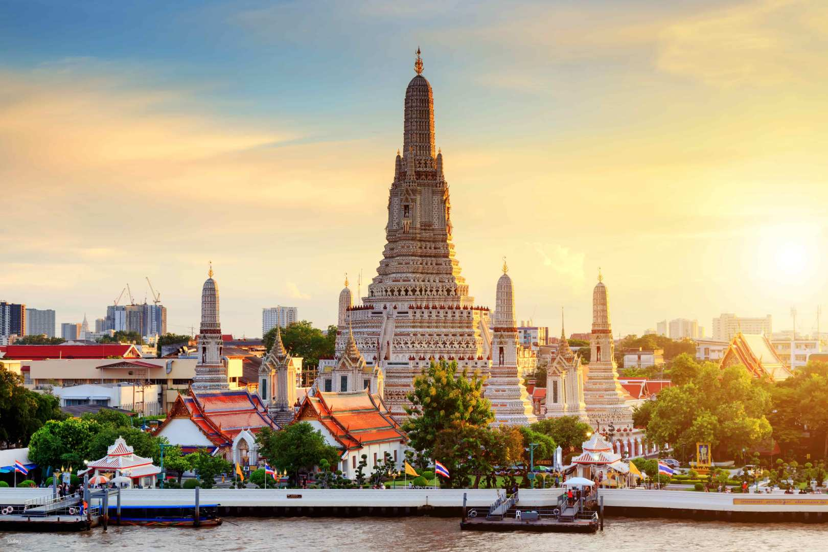 Explore stunning architecture along the Chao Phraya River featuring iconic temples and lush landscapes making every moment in Bangkok truly unforgettable. A perfect blend of culture and beauty awaits.