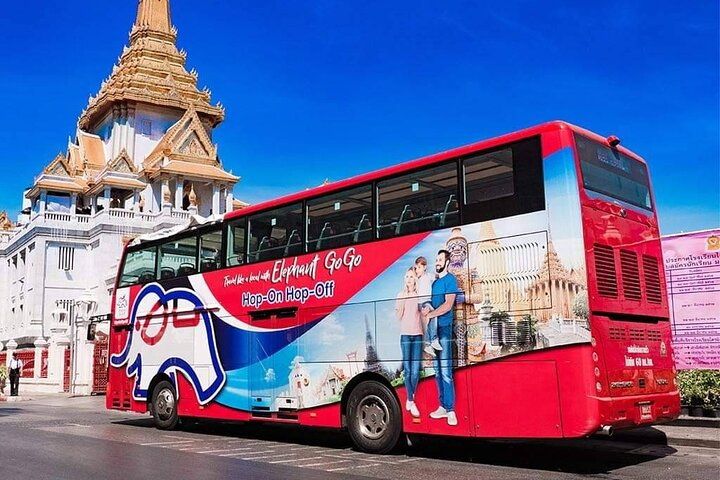 Explore Bangkok at your leisure on comfortable air-conditioned buses stopping at attractions that pique your interest. Enjoy informative audio guides and free Wi-Fi as you navigate the city.