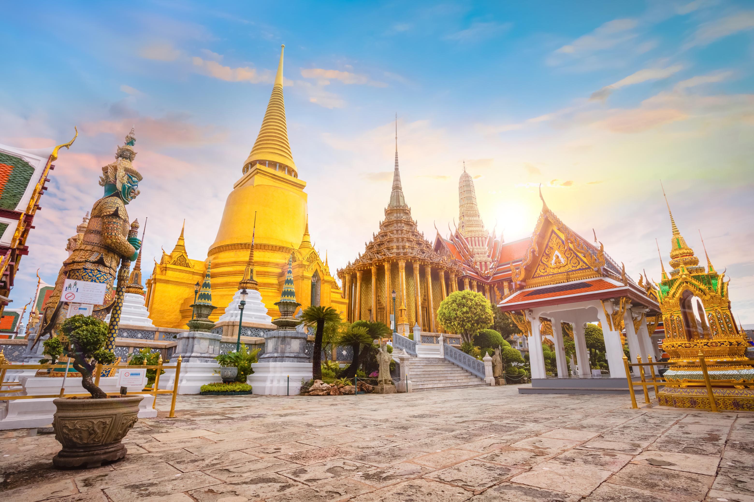 Discover Bangkok's stunning temples where intricate architecture meets serene gardens offering glimpses into Thailand's rich history and culture during this unforgettable half-day tour.
