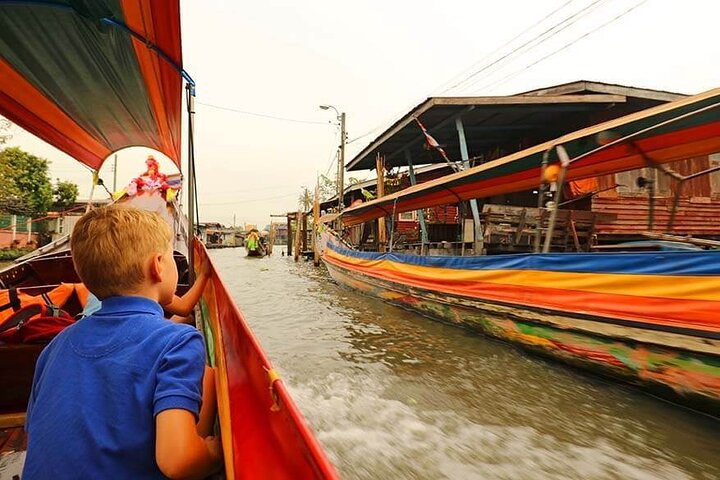Experience the charm of Bangkok as you glide along its canals passing colorful boats and traditional homes immersing yourself in the rich culture and daily life of the river communities.