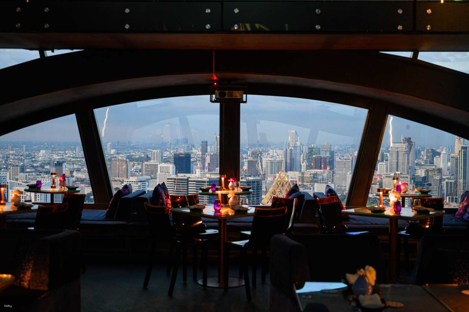 Dine above the city at Vertigo TOO where stunning views of Bangkok meet exquisite Thai fusion cuisine creating an unforgettable dining experience amidst the skyline.