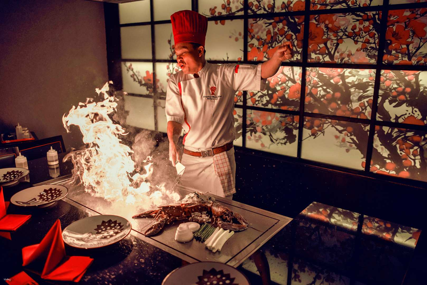 Savor the artistry of teppanyaki at Benihana where expert chefs create culinary magic with fire and precision offering a unique dining experience in the heart of Bangkok.