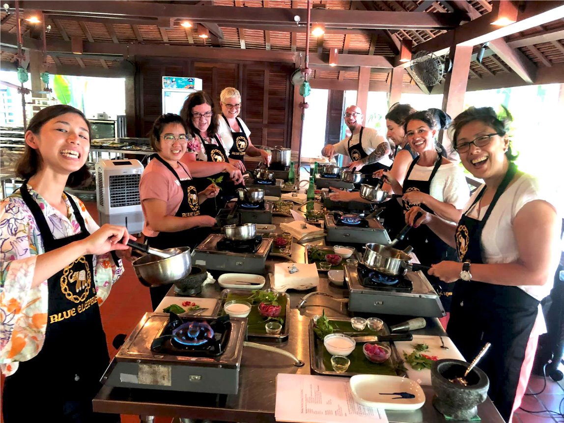 Experience the joy of cooking alongside fellow food enthusiasts as you master traditional Thai dishes surrounded by expert chefs in a welcoming setting that inspires culinary creativity.